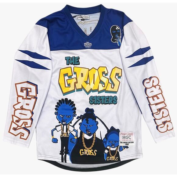 Headgear Classics Other - The Proud Family Gross Sisters Men's Headgear Classics Embroidered Hockey Jersey